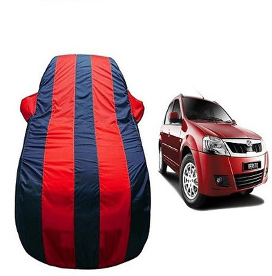 Frap Car Cover For Mahindra Verito (With Mirror Pockets)(Red, Blue)