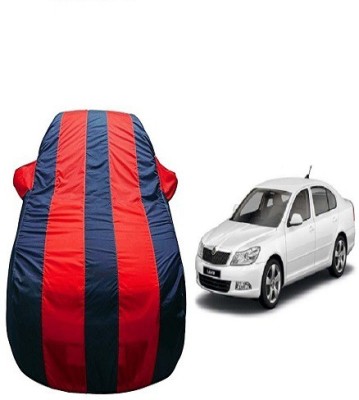 Frap Car Cover For Skoda Laura (With Mirror Pockets)(Red, Blue)