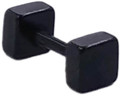 One Personal Care Ultra Small Square Shaped Glossy Finish Trendy Fashion-full Classy Wear Alloy Stud Earring, Plug Earring