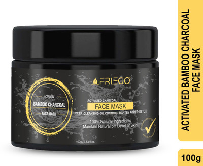 Friego Activated Charcoal Face Mask-Deep Cleansing(100 g)