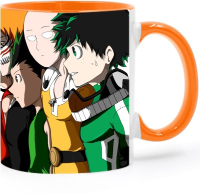 ARTBUG Boku no Hero Academia - 3084 Orange Ceramic Coffee Mug(350 ml)