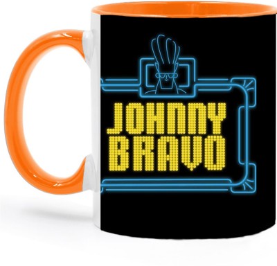 ARTBUG Johnny Bravo Cartoon -3237 Ceramic Coffee Mug(350 ml)