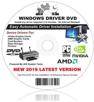 Compatible Driver Pack Solution 2019 Offline 2 DVD Pack with Graphics Cards Drivers(life time)