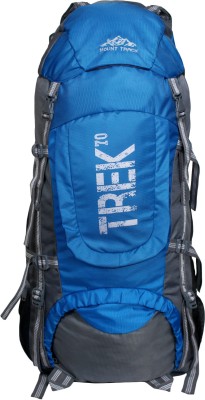 MOUNT TRACK Gear Up Rucksack, Hiking & trekking Backpack with Rain Cover Rucksack  - 70 L(Blue)