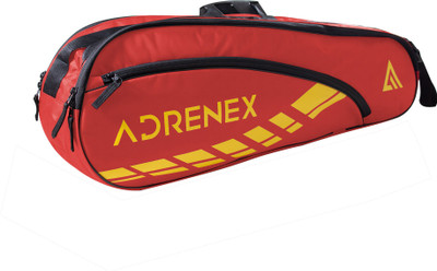 Adrenex by Flipkart 2 Pocket Badminton Kit bag(Red, Kit Bag)