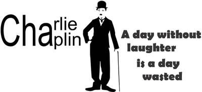 Littlebuds 110 cm Charlie Chaplin Removable Sticker(Pack of 1)