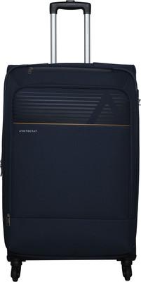 Aristocrat AVALON 4W EXP STROLLY 79 (H) BLUE Expandable  Check-in Luggage - 31 inch(Blue) at flipkart