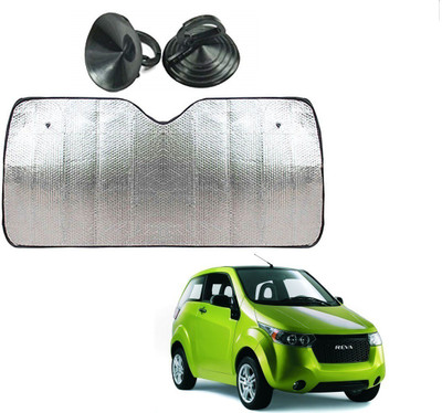 AuTO ADDiCT Dashboard Sun Shade For Mahindra Reva(Silver)