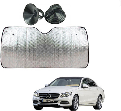 AuTO ADDiCT Dashboard Sun Shade For Mercedes Benz C-Class(Silver)