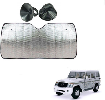 AuTO ADDiCT Dashboard Sun Shade For Mahindra Bolero(Silver)
