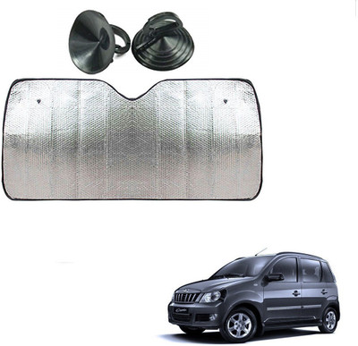 AuTO ADDiCT Dashboard Sun Shade For Mahindra Quanto(Silver)