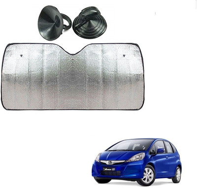 AuTO ADDiCT Dashboard Sun Shade For Honda Jazz(Silver)