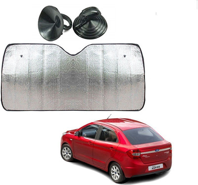 AuTO ADDiCT Dashboard Sun Shade For Ford Aspire(Silver)