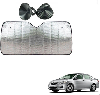 AuTO ADDiCT Dashboard Sun Shade For Toyota Corolla(Silver)