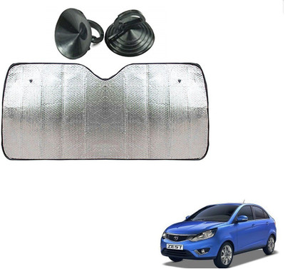 AuTO ADDiCT Dashboard Sun Shade For Tata Zest(Silver)