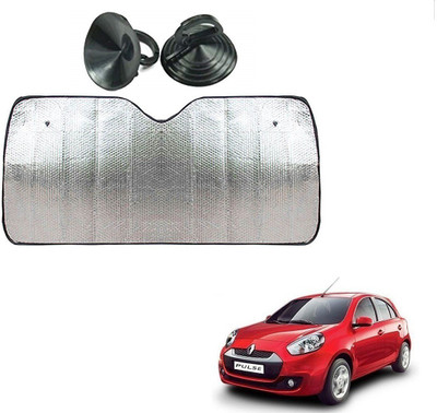 AuTO ADDiCT Dashboard Sun Shade For Renault Pulse(Silver)