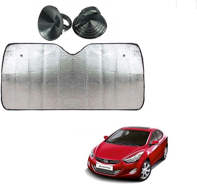 AuTO ADDiCT Dashboard Sun Shade For Hyundai Elantra(Silver)