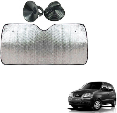 AuTO ADDiCT Dashboard Sun Shade For Hyundai Santro Xing(Silver)