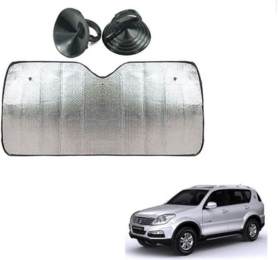 AuTO ADDiCT Dashboard Sun Shade For Mahindra Rexton(Silver)