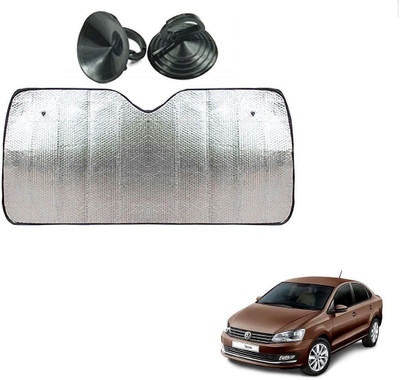 AuTO ADDiCT Dashboard Sun Shade For Volkswagen Vento(Silver)