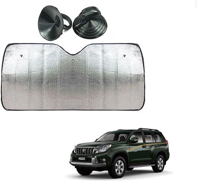 AuTO ADDiCT Dashboard Sun Shade For Toyota Land Cruiser Prado(Silver)