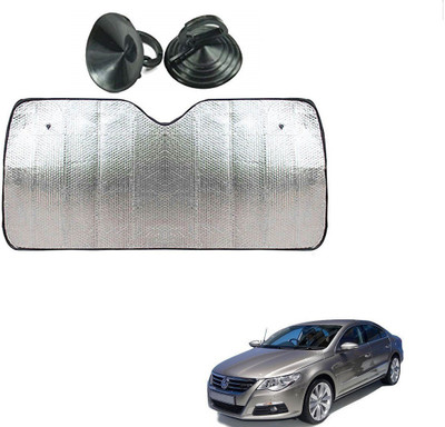 AuTO ADDiCT Dashboard Sun Shade For Volkswagen Passat(Silver)