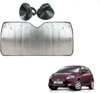 AuTO ADDiCT Dashboard Sun Shade For Fiat Punto(Silver)