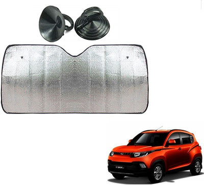 AuTO ADDiCT Dashboard Sun Shade For Mahindra KUV 100(Silver)