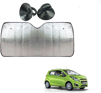 AuTO ADDiCT Dashboard Sun Shade For Chevrolet Beat(Silver)