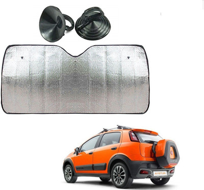 AuTO ADDiCT Dashboard Sun Shade For Fiat Avventura(Silver)