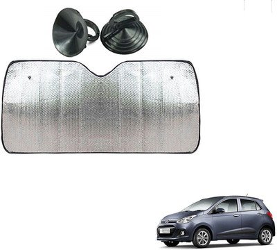 AuTO ADDiCT Dashboard Sun Shade For Hyundai Grand i10(Silver)
