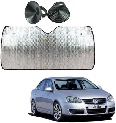 AuTO ADDiCT Dashboard Sun Shade For Volkswagen Jetta(Silver)