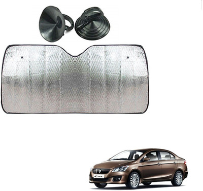 AuTO ADDiCT Dashboard Sun Shade For Maruti Suzuki Ciaz(Silver)