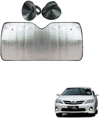 AuTO ADDiCT Dashboard Sun Shade For Toyota Corolla Altis(Silver)