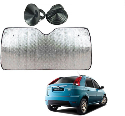 AuTO ADDiCT Dashboard Sun Shade For Mahindra Verito Vibe(Silver)