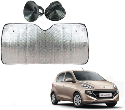 KOZDIKO Dashboard Sun Shade For Hyundai Santro(Silver)