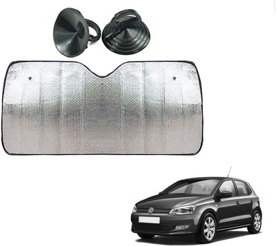 AuTO ADDiCT Dashboard Sun Shade For Volkswagen Polo(Silver)