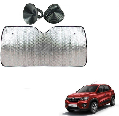 AuTO ADDiCT Dashboard Sun Shade For Renault Kwid(Silver)