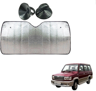 AuTO ADDiCT Dashboard Sun Shade For Toyota Qualis(Silver)