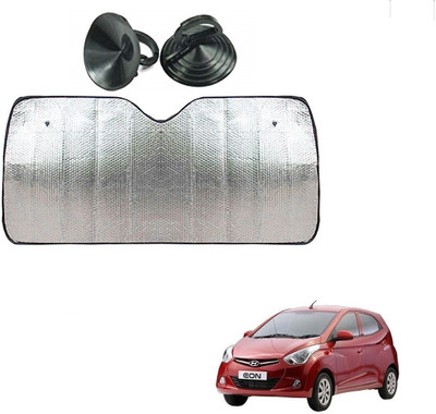 AuTO ADDiCT Dashboard Sun Shade For Hyundai Eon(Silver)