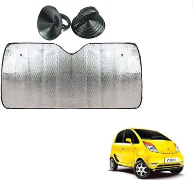 AuTO ADDiCT Dashboard Sun Shade For Tata Nano(Silver)
