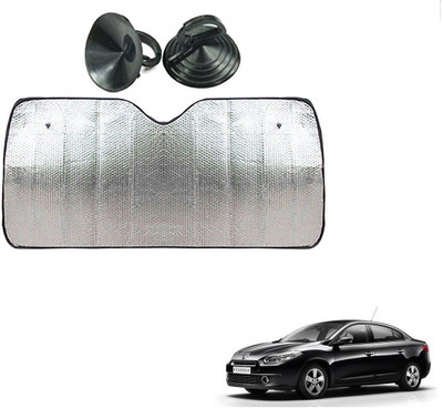 AuTO ADDiCT Dashboard Sun Shade For Renault Fluence(Silver)