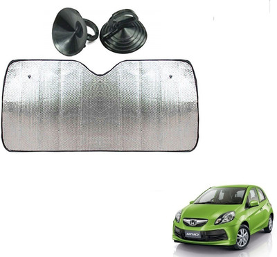 AuTO ADDiCT Dashboard Sun Shade For Honda Brio(Silver)