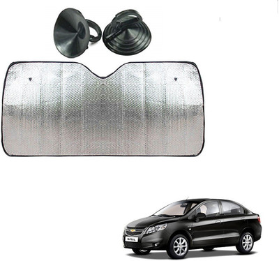 AuTO ADDiCT Dashboard Sun Shade For Chevrolet Sail(Silver)