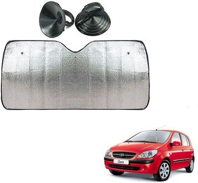 AuTO ADDiCT Dashboard Sun Shade For Hyundai Getz(Silver)