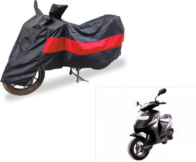 Auto Hub Two Wheeler Cover for Mahindra(Kine, Black, Red)