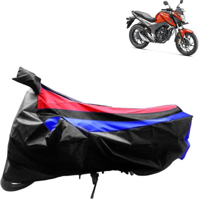 RONISH Waterproof Two Wheeler Cover for Honda(CBR 150R, Black, Red, Blue)
