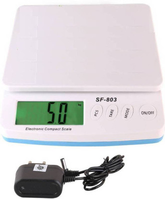 Skeisy premium digital compact kitchen scale up to 30kg with accuracy 1gm Weighing Scale(White)