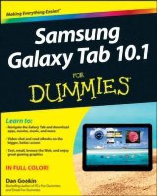 Samsung Galaxy Tab 10.1 For Dummies(English, Paperback, Gookin Dan)