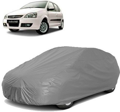 Royalrich Car Cover For Tata Indica V2 (Without Mirror Pockets)(Grey)